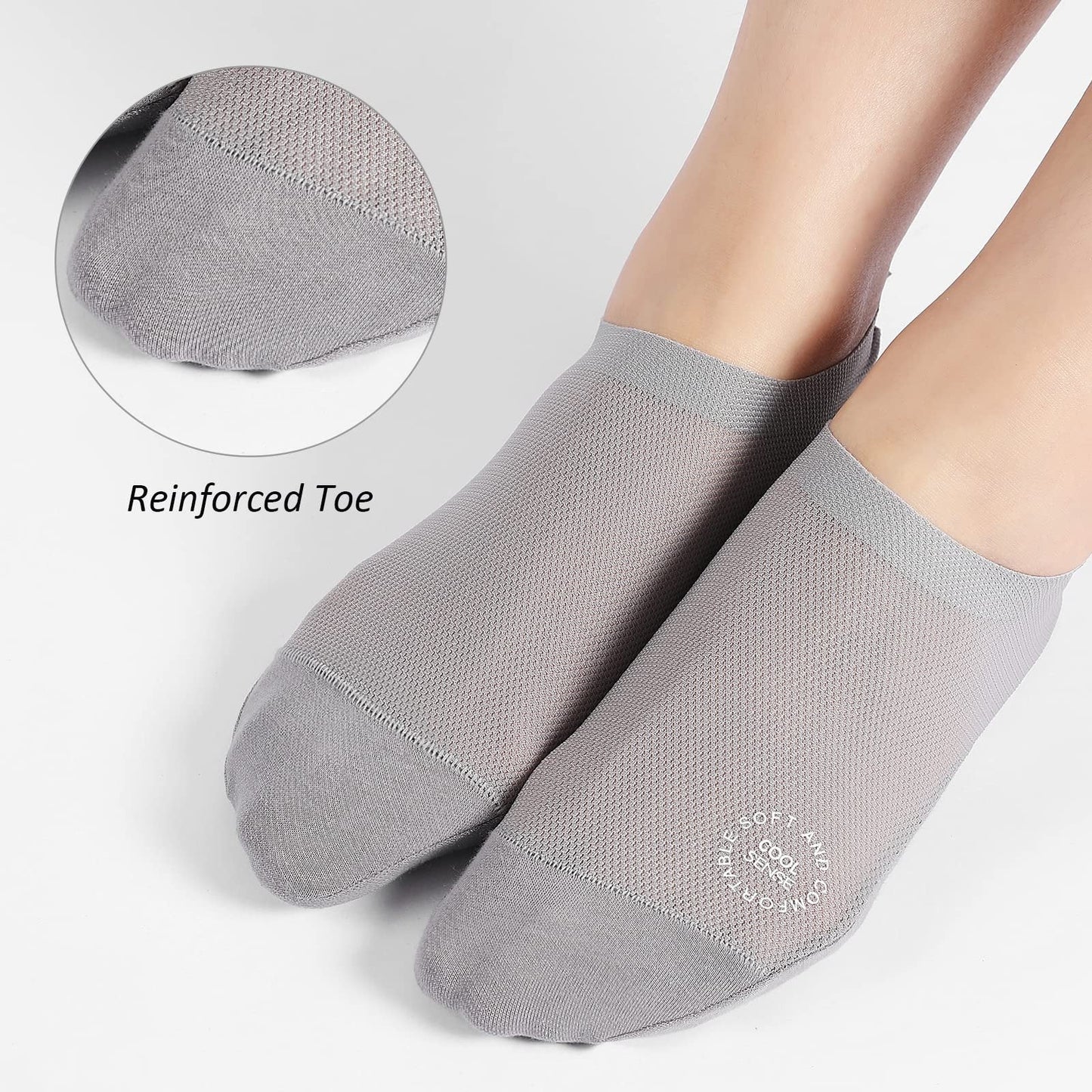 🔥30-Pair Invisible Grip Socks Pack 🧦 – Breathable Low-Cut Anti-Slip Sweat-Absorbing Design