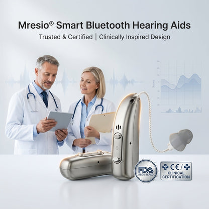 🌸💰 Save Big –Mresio® Hearing Aid 🌐🎧 – Clear Sound, Noise Reduction, AI Translation Option 🐷